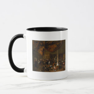 A Village Wedding Feast with Revellers Mug
