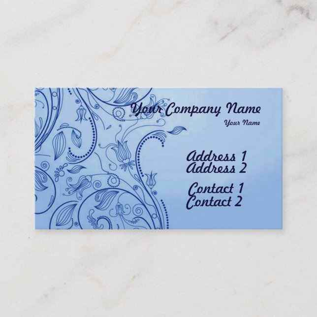 A Vintage Abstract 3 Business Card (Front)