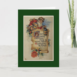 A Vintage Christmas Greeting Card