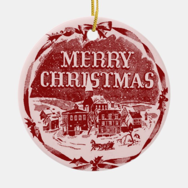 A Vintage Christmas Ornament (Front)