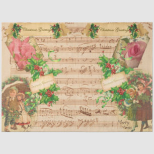 A Vintage Christmas Series Design 2 Tissue Paper