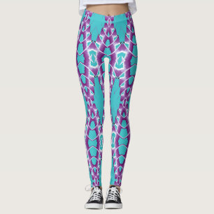 A vintage colourful pattern "Ratti_Creative_Arts" Leggings