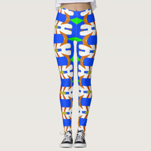 A vintage colourful pattern "Ratti_Creative_Arts"  Leggings