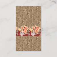 A vintage floral pattern with intricate brown desi