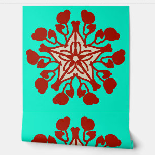 A vintage floral "Ratti_Creative_Arts" wallpaper W