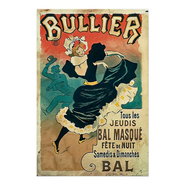 A vintage French poster  (Front)