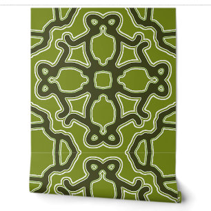 A Vintage green colour "Ratti_Creative_Arts" Wallpaper