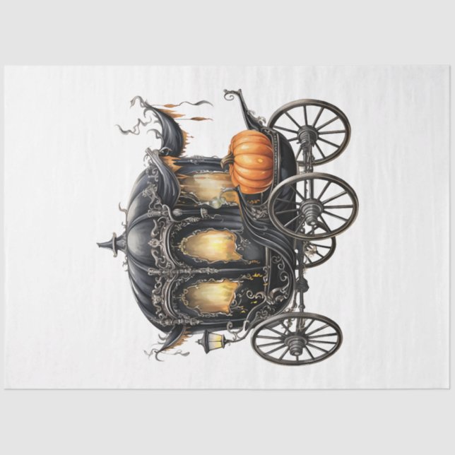 A Vintage Halloween Design Collection 11 Tissue Paper (Front)