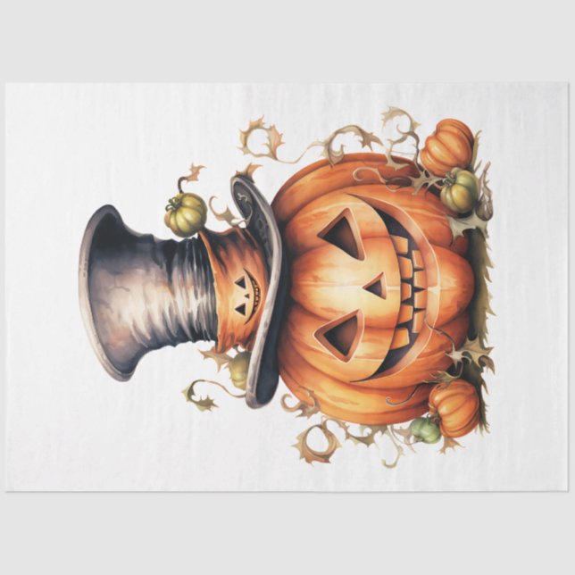 A Vintage Halloween Design Collection 20 Tissue Paper (Front)
