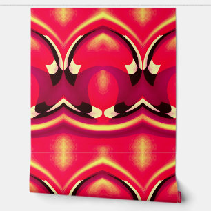 A vintage multicolor "Ratti_Creative_Arts" Wallpap Wallpaper