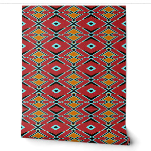 A vintage multicolor "Ratti_Creative_Arts" Wallpap Wallpaper
