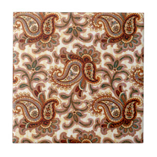 A Vintage Paisley Pattern 2 Tile