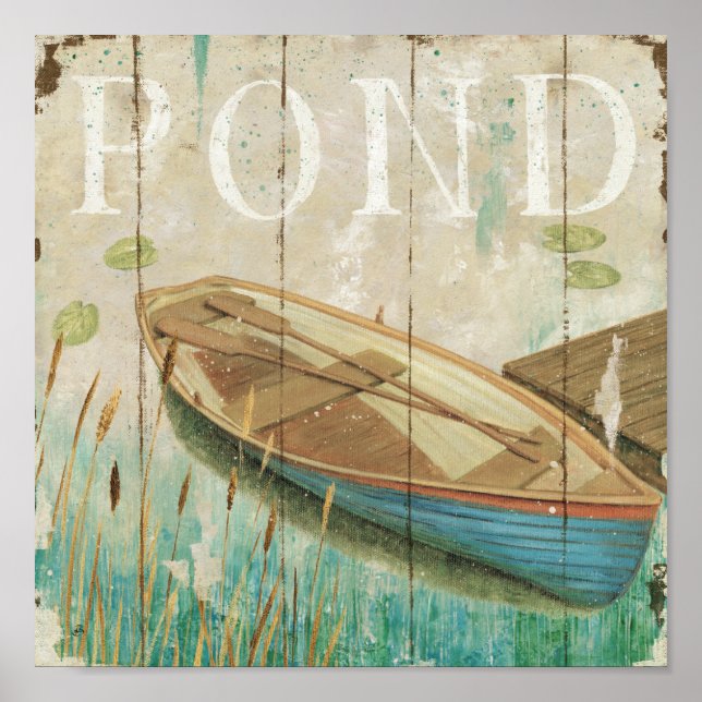 A Vintage Pond Poster (Front)