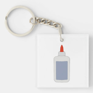 A vintage school glue from the 80s, 90s key ring