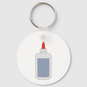 A vintage school glue from the 80s, 90s key ring
