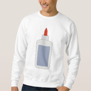 A vintage school glue from the 80s, 90s sweatshirt