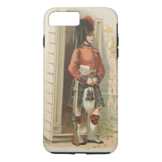 A vintage Scottish soldier Case-Mate iPhone Case