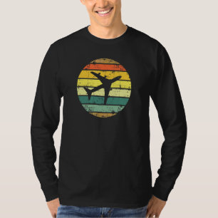 A vintage sunset 747 jet aeroplane 1 T-Shirt