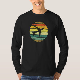A vintage sunset 747 jet aeroplane 2 T-Shirt