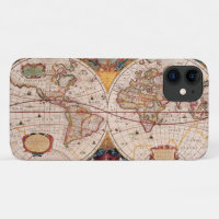 A Vintage World Map Circa 1600