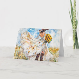 A Vision of Love and Rustic Charm Card