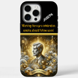 A Visionary Data Scientist Illuminating the Future iPhone 16 Pro Max Case