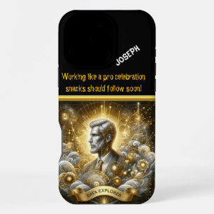 A Visionary Data Scientist Illuminating the Future iPhone 16 Pro Max Case