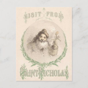 A Visit from Saint Nicholas Postcard