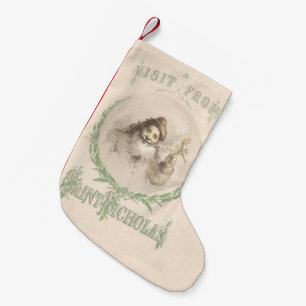 A Visit from Saint Nicholas Small Christmas Stocking