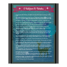 A Visit From St. Nicholas - Holiday Poster