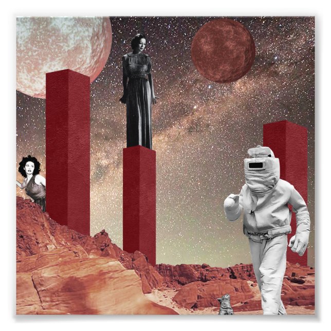 A visit to Mars Photo Print (Front)