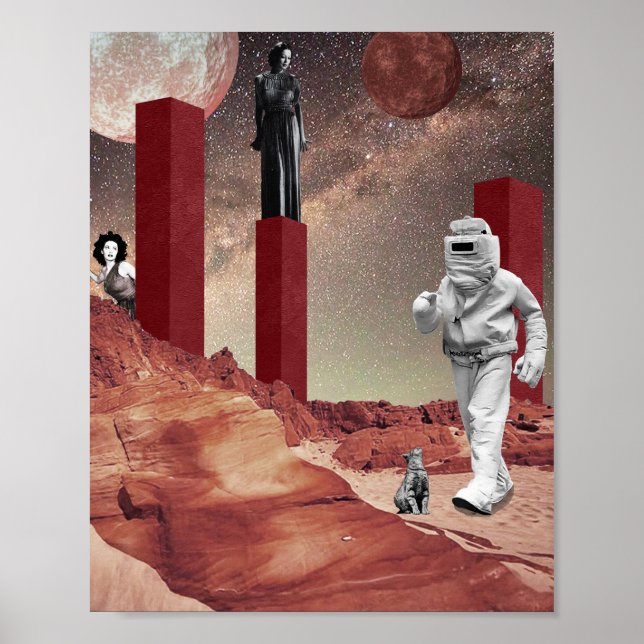 A visit to Mars Poster (Front)