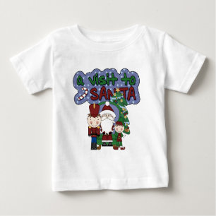 A Visit to Santa Christmas Holiday Baby T-Shirt