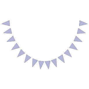 A vivid blue sky with scattered white clouds. bunting