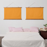 A vivid orange square surrounded by a white border