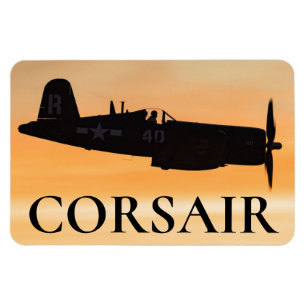 A Vought F4U Corsair Fighter Magnet