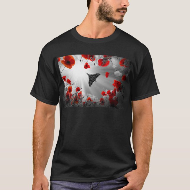 A Vulcan Poppy red T-Shirt (Front)