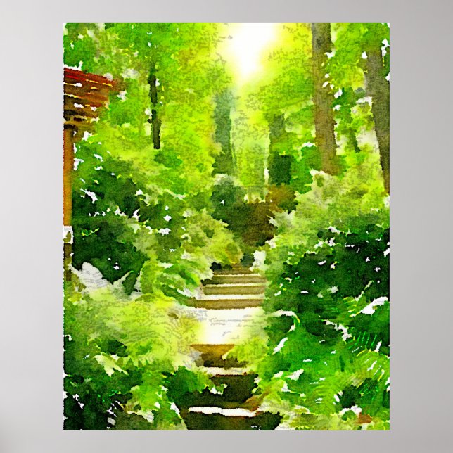 A Walk Among the Ferns Poster (Front)