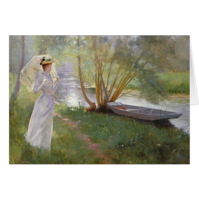 A walk by the river, 1890 (Front Horizontal)