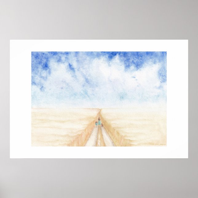 A Walk In A Wheat Field Poster (Front)