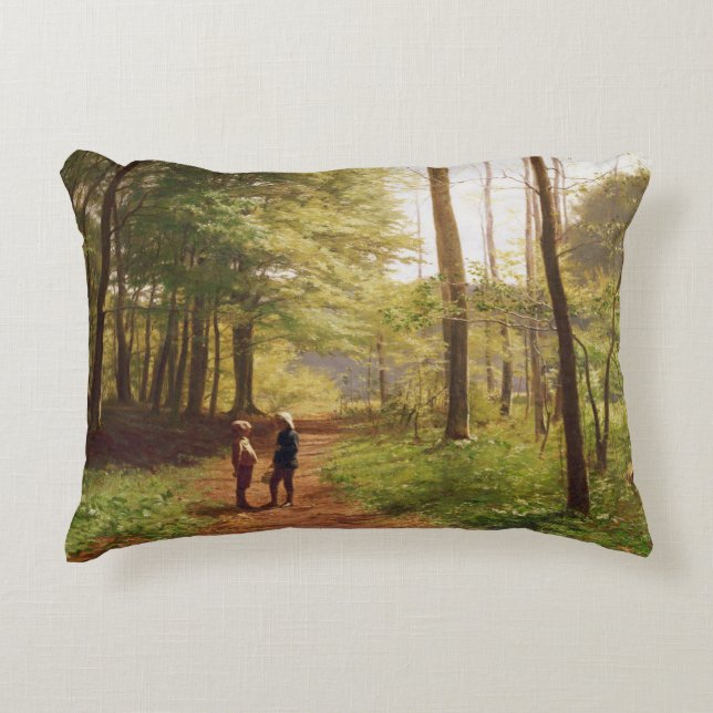 A Walk in the Forest Decorative Cushion (Front)