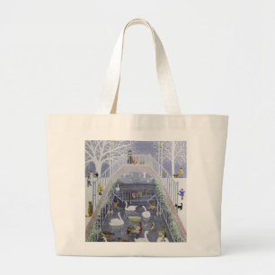 A Walk in the Park Large Tote Bag