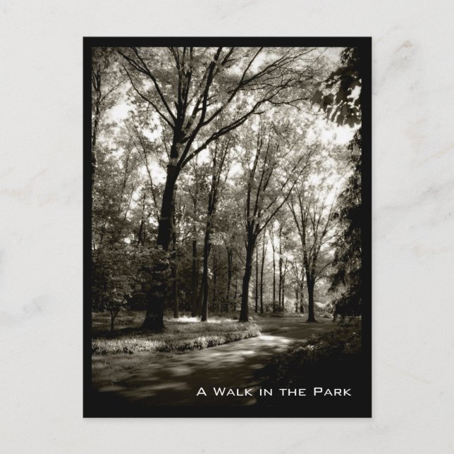 A Walk in the Park Postcard (Front)