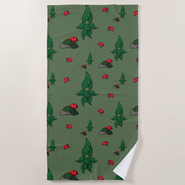 A Walk in the Woods Beach Towel (Front)