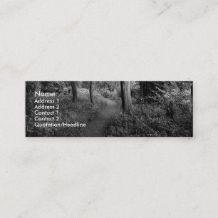 A Walk in the Woods Mini Business Card