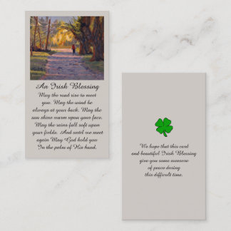 A Walk Into the Light Memorial Card