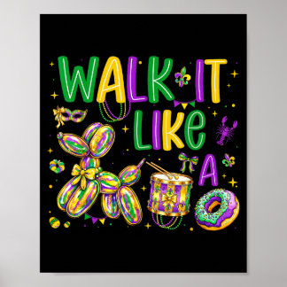 A Walk It Like Dog Mardi Poster