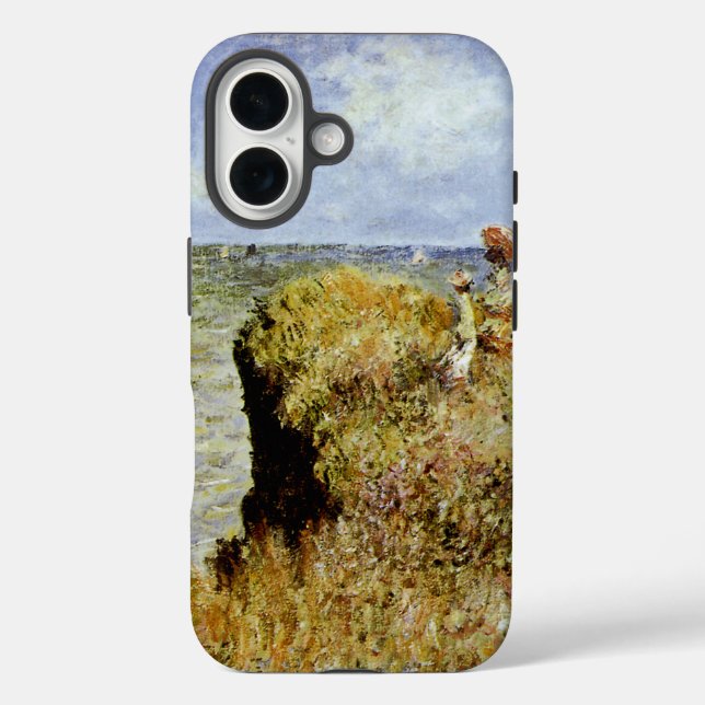 A Walk on the Cliffs at Pourville Case-Mate iPhone Case (Back)