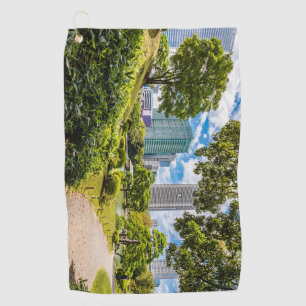 A walk through Hama Rikyu gardens, Tokyo Golf Towel