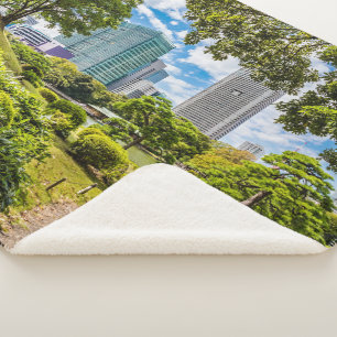 A walk through Hama Rikyu gardens, Tokyo Sherpa Blanket